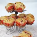 MUFFINS AUX FRAISES ET À LA CRÈME
