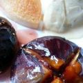 Figues roties à la crème de salidou, glace au[...]