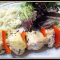Brochette de poulet érable et romarin