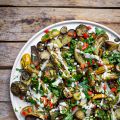 Ma salade d'aubergines rôties