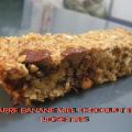 Barre banane miel chocolat et noisettes