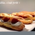 Éclairs chantilly au chocolat blanc et[...]