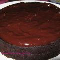 GÂTEAU FONDANT AU CHOCOLAT ET CANNEBERGES