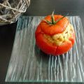 Tomates farcies au risotto au poulet