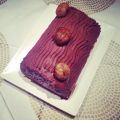Bûche à la châtaigne sans gluten&lactose