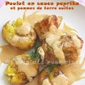 Poulet en sauce paprika et pommes de terre[...]