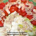 Salade poisson et légumes