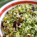 Riz au safran, aux canneberges et aux pistaches[...]