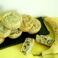MUFFINS AVOINE, BANANES ET THÉ MATCHA