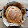 Pain blanc en cocotte