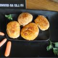 Croquettes de carottes qui rient