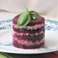 Millefeuille de betterave au hareng
