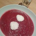 SOUPE DE BETTERAVE POMME ET CUMIN