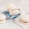 Macarons à la vanille et aux fraises