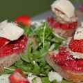 Salade de roquette et fraises au balsamique [[...]
