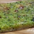 Pizza verte, courgette & basilic