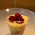 Verrines crème patissière framboise