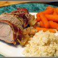 Filet de porc, proscuitto et pommes