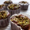 Petits moelleux au chocolat et pistaches
