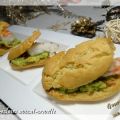 Mini-éclairs avocat - crevettes, sans gluten,[...]