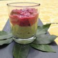 Verrine betterave et avocat