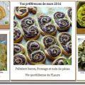 Vos préférences (recettes) : mois de mars 2016