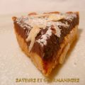 Tarte au caramel et chocolat.