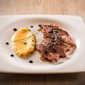 Magret de canard farci au foie gras