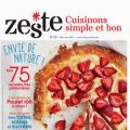 Retrouvez ma recette dans le magazine Zeste