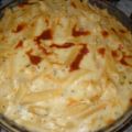 Gratin de penne à la béchamel