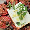 Tomates à la provençale & feta rôtie