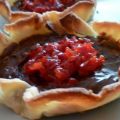 Tartelettes chocolat- poivrons