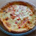 Tarte chorizo - poivron - cancoillote