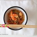 Crevettes sautées poireaux et orange (Sautéed[...]