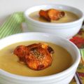 CRÈME DE PATATES DOUCES ET DE POIREAUX