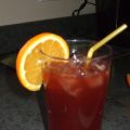 Thé glacé orange-canneberge