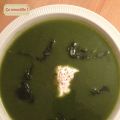 VELOUTÉ D’ÉPINARDS ET PANAIS AU FROMAGE BLANC