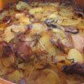 Rouelle de jambon aux pommes de terre confites,[...]