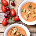 Mon gazpacho tomates et cerises