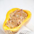 Butternut farci au tempeh fumé et crème[...]