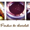 Fondue au chocolat (sans lait)