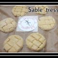 Sablé tréssé