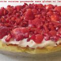 Gâteau aux fraises, baies de Goji et grenade[...]
