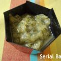 Purée de courgette au citron et à la menthe