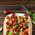 Gâteau d'anniversaire aux fraises et citron[...]