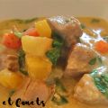 Mijoté de porc aux pommes et courge butternut