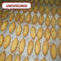 Petits fours sablés au grains de sésame