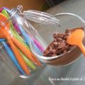 Mousse au chocolat et pepites de daim, Recette[...]