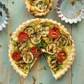 Tarte thon, tomate, et courgette
