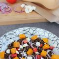 Salade tiède de lentilles beluga, butternut[...]